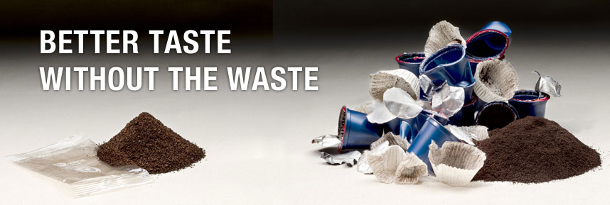 ecoverde coffee vs kcup landfill waste